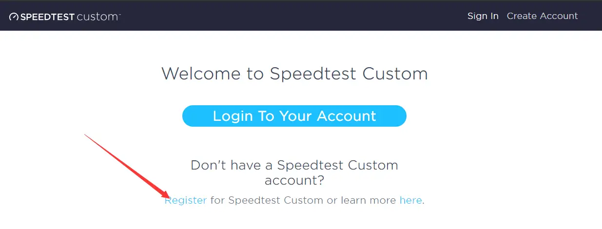 Speedtest 官网注册入口