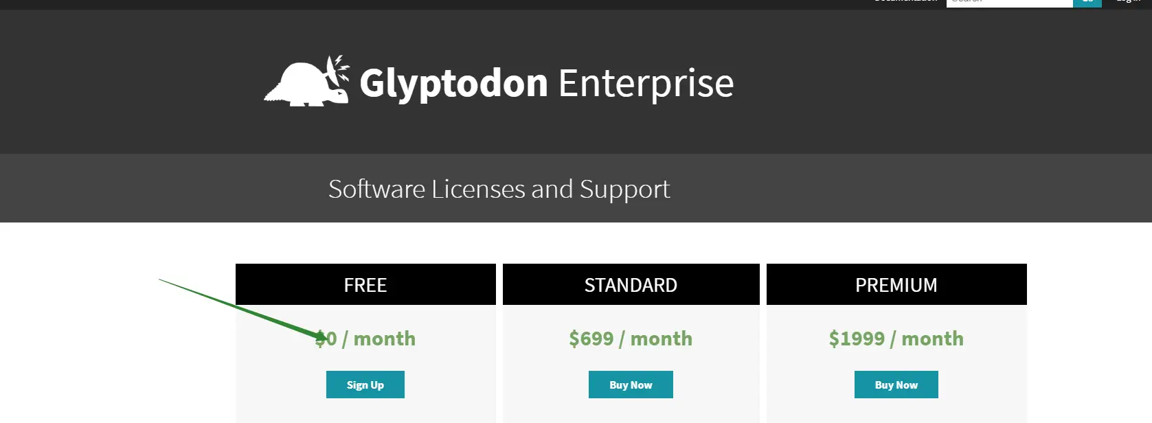 Glyptodon 免费版价格方案